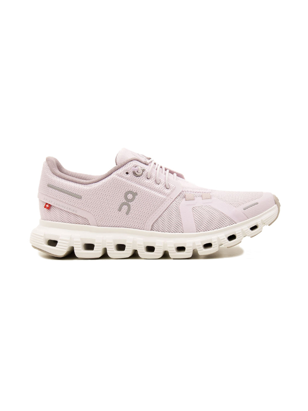 On Running Cloud 6 scarpe donna in rosa - vista laterale