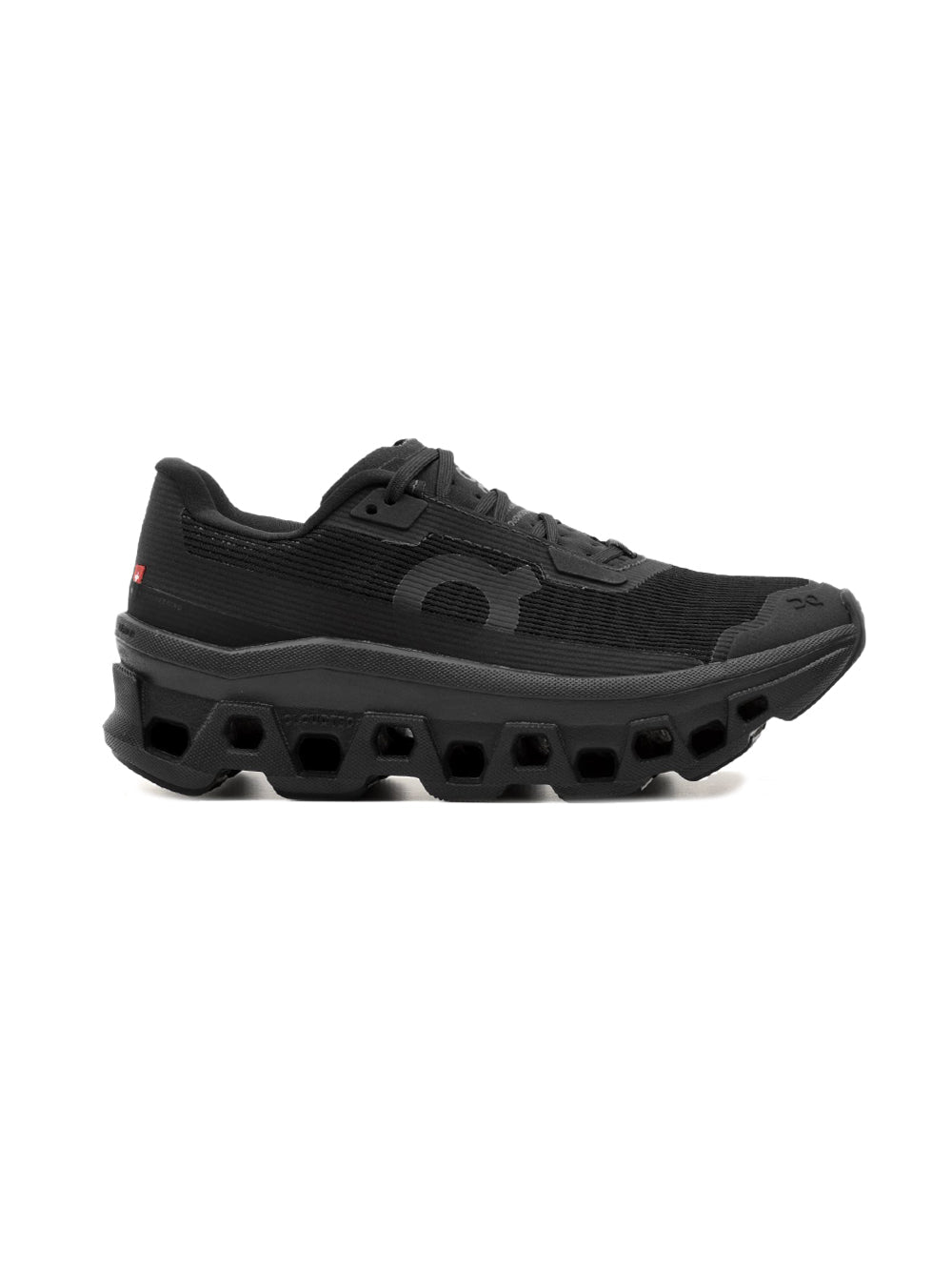 On Running Cloudmonster Void scarpe donna in nero - vista laterale