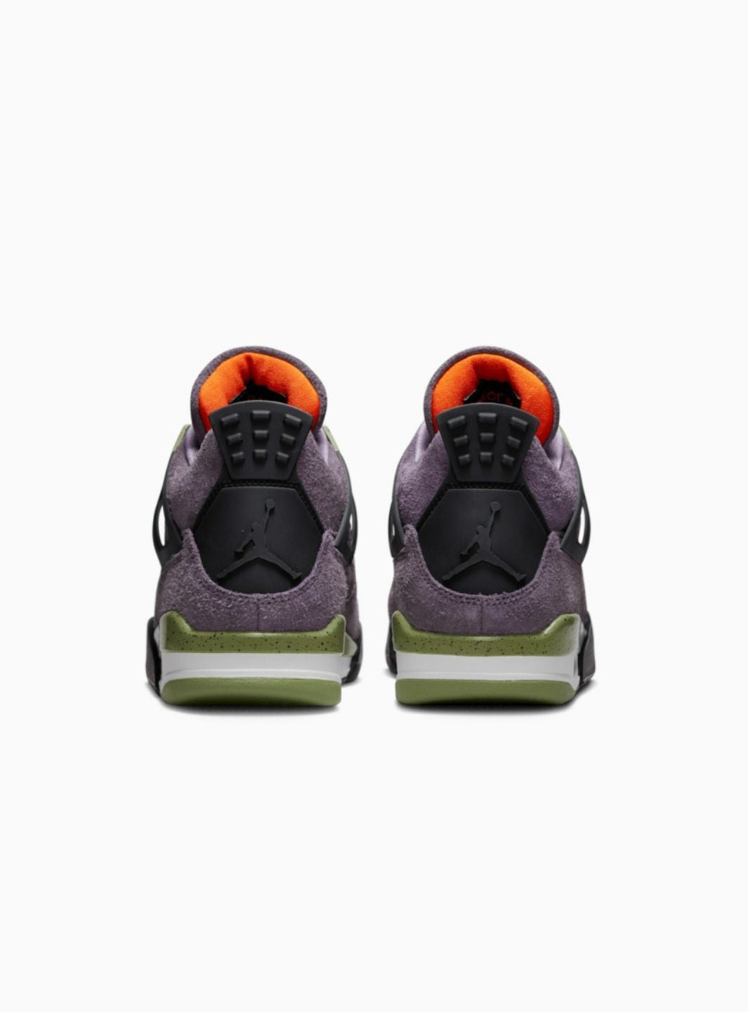 Nike Air Jordan 4 Retro Canyon Purple sneakers alte in viola bianco - dettaglio suola