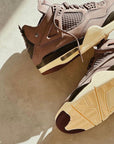 Nike Air Jordan 4 Retro A Ma Maniére Violet Ore sneakers alte in viola grigio - vista dall'alto