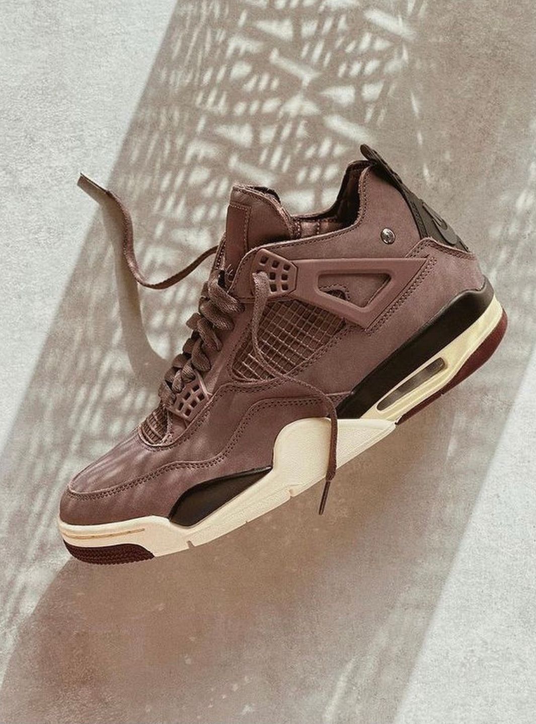 Nike Air Jordan 4 Retro A Ma Maniére Violet Ore sneakers alte in viola grigio - indossate