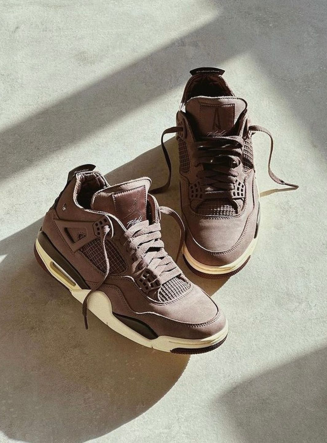Nike Air Jordan 4 Retro A Ma Maniére Violet Ore sneakers alte in viola grigio - vista posteriore