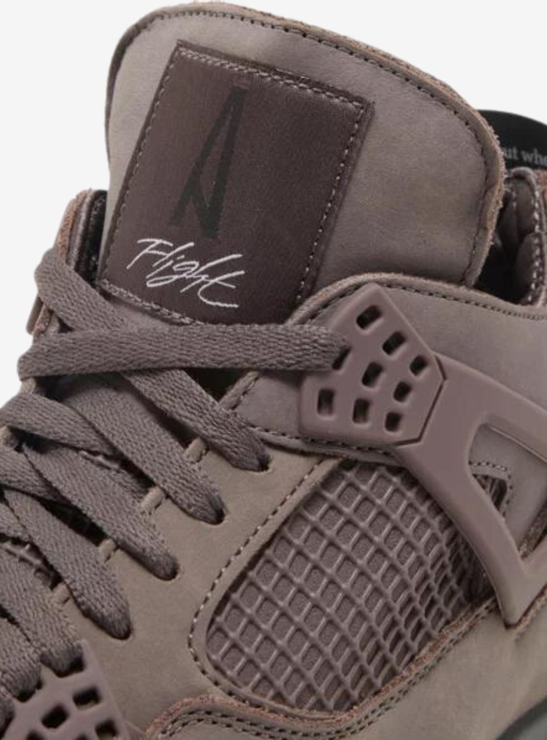 Nike Air Jordan 4 Retro A Ma Maniére Violet Ore sneakers alte in viola grigio - dettaglio tallone