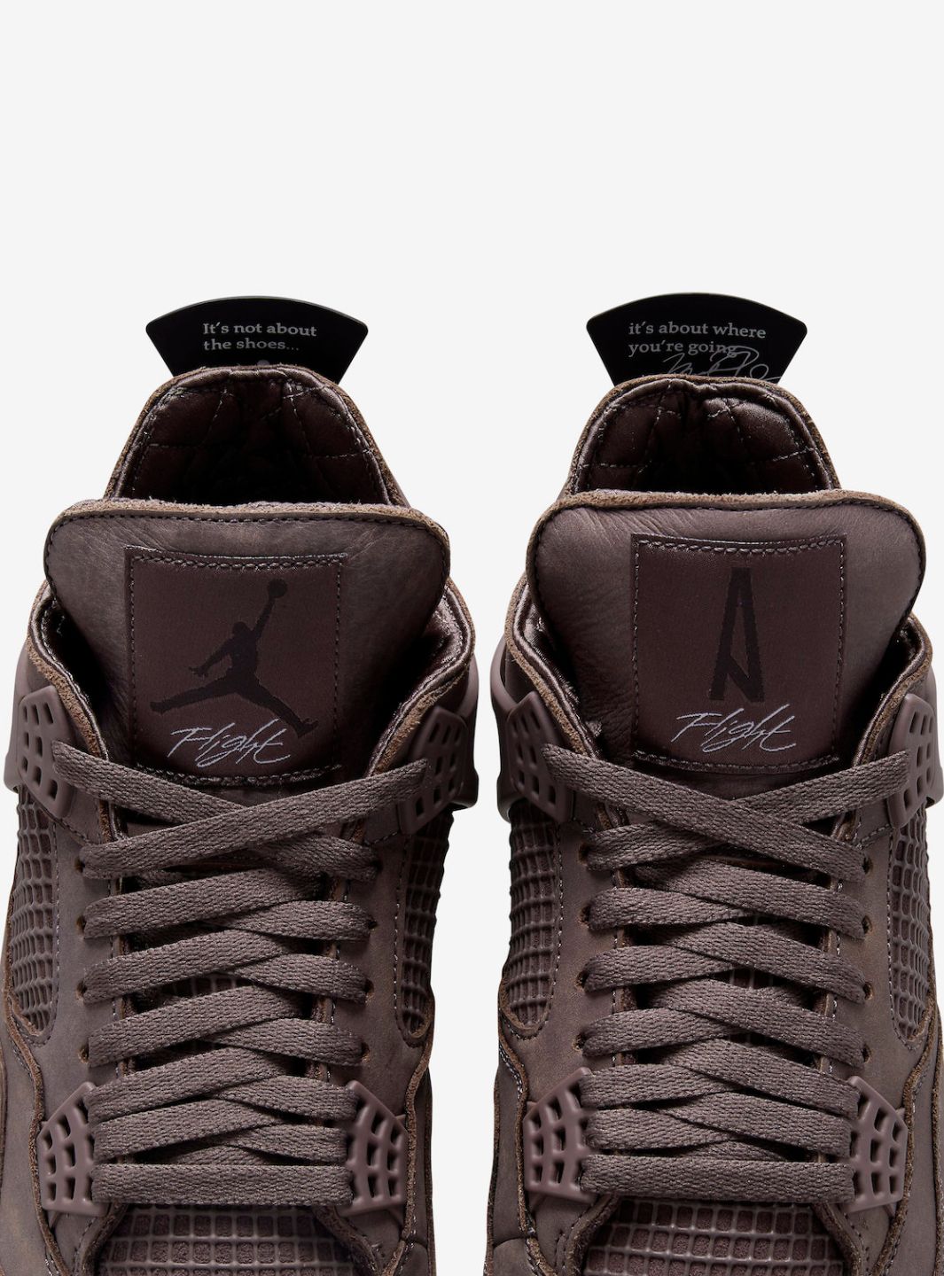 Nike Air Jordan 4 Retro A Ma Maniére Violet Ore sneakers alte in viola grigio - vista posteriore
