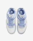 Nike Air Jordan 4 Retro Aluminum Forget Me Not sneakers alte in bianco azzurro - vista posteriore