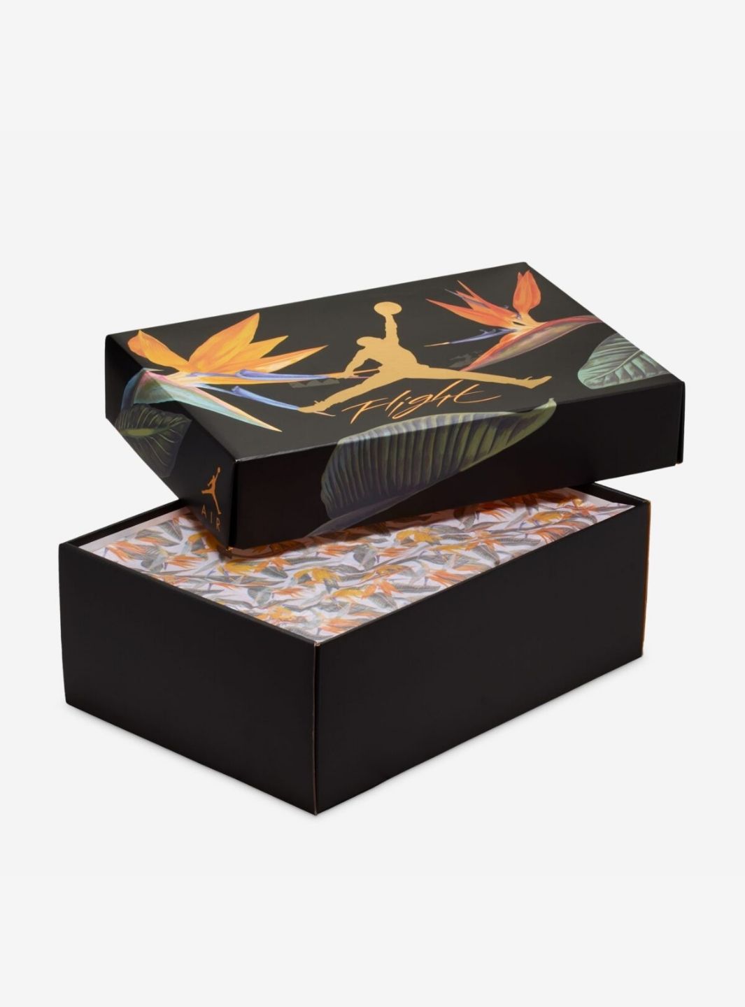 Nike Air Jordan 4 Retro Birds of Paradise sneakers alte in multicolore - vista laterale