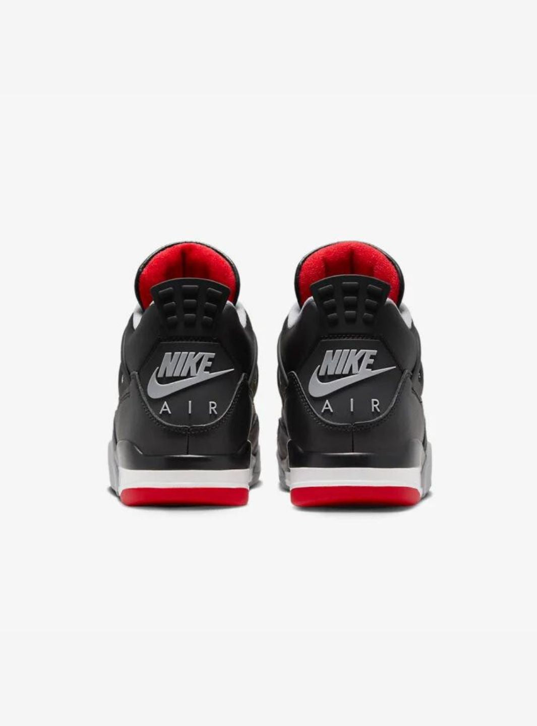 Nike Air Jordan 4 Retro Bred Reimagined sneakers alte in nero rosso - dettaglio suola