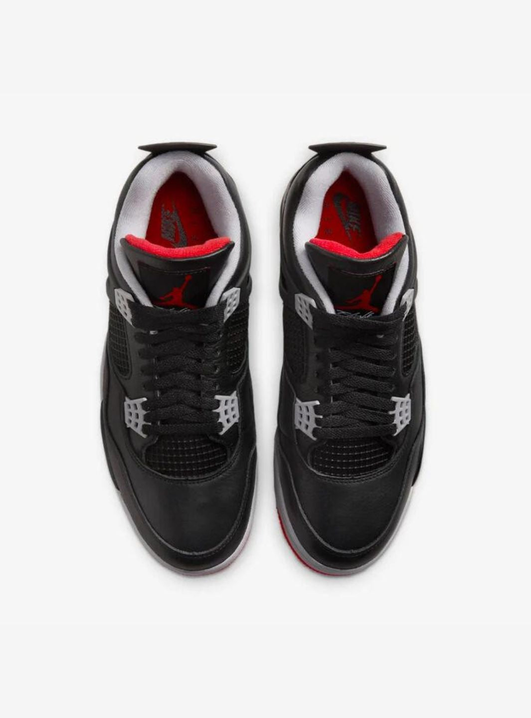 Nike Air Jordan 4 Retro Bred Reimagined sneakers alte in nero rosso - vista posteriore