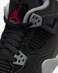 Nike Air Jordan 4 Retro Bred Reimagined sneakers alte in nero rosso - dettaglio suola