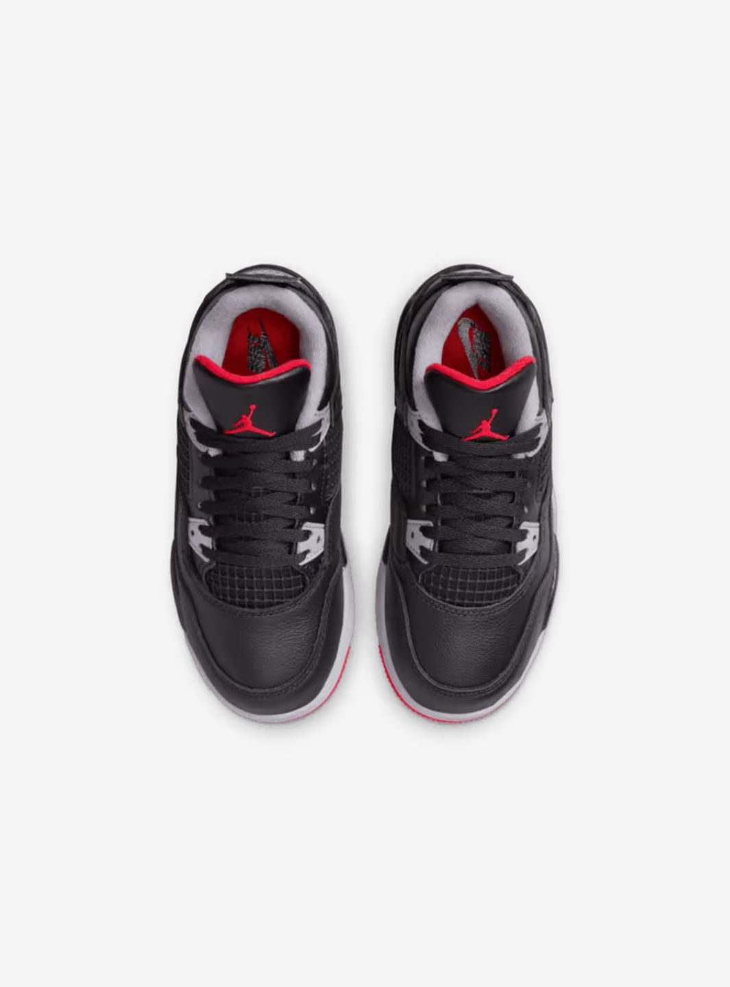 Nike Air Jordan 4 Retro Bred Reimagined sneakers alte in nero rosso - vista posteriore