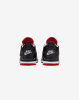 Nike Air Jordan 4 Retro Bred Reimagined sneakers alte in nero rosso - vista dall'alto