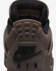 Nike Air Jordan 4 Retro Cave Stone sneakers alte in beige marrone - indossate