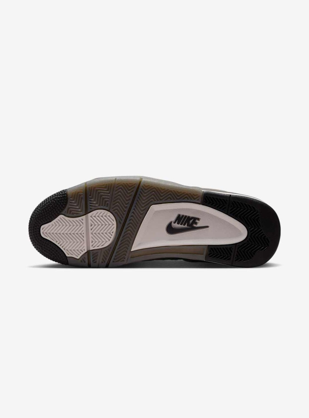 Nike Air Jordan 4 Retro Cave Stone sneakers alte in beige marrone - dettaglio tallone