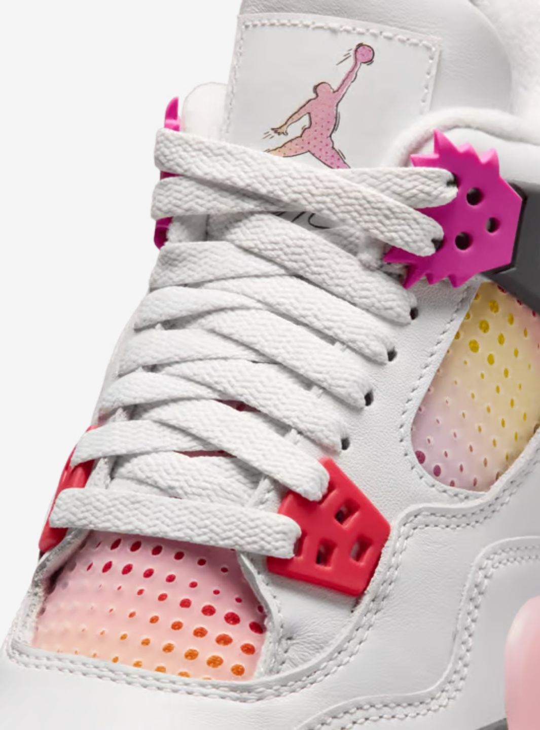 Nike Air Jordan 4 Retro Comic sneakers alte in multicolore - dettaglio suola