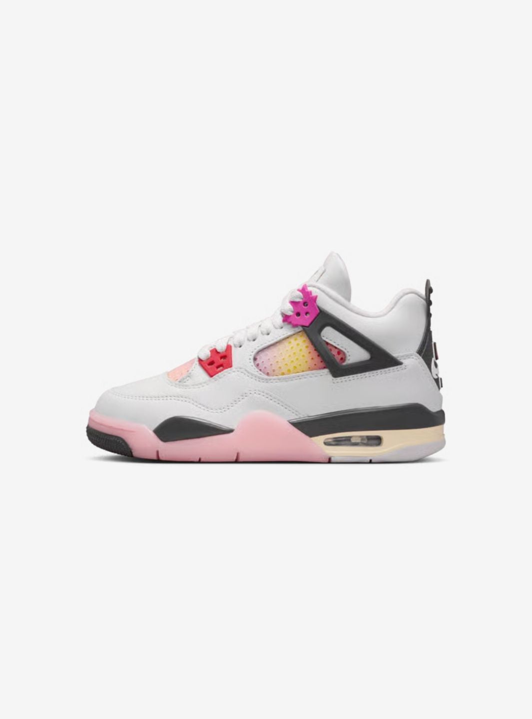 Nike Air Jordan 4 Retro Comic sneakers alte in multicolore - vista laterale