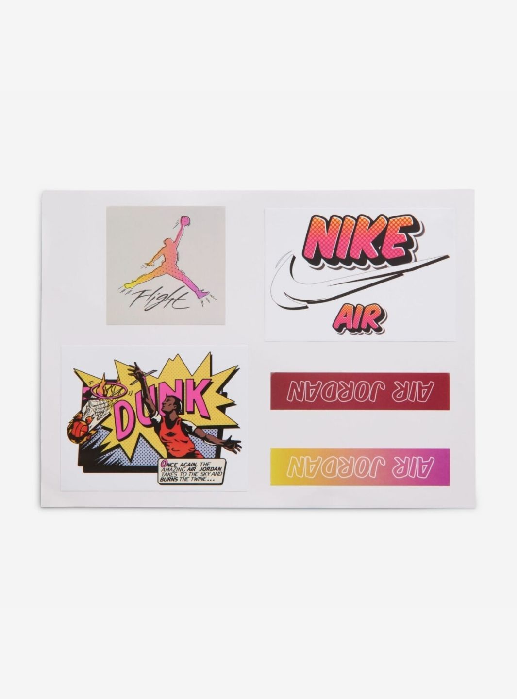 Nike Air Jordan 4 Retro Comic sneakers alte in multicolore - vista frontale