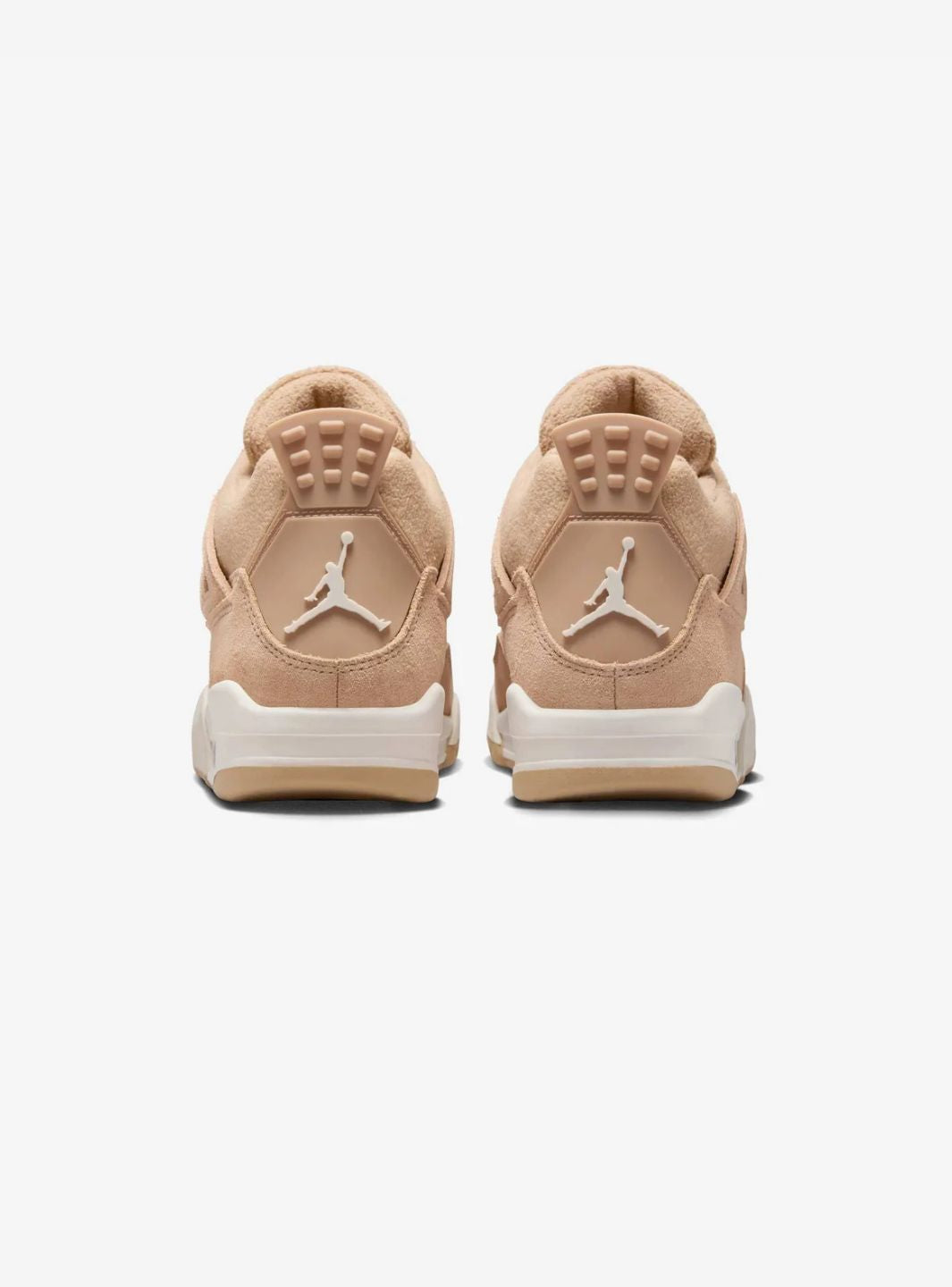 Nike Air Jordan 4 Retro Cozy Girl sneakers alte in beige crema - vista dall'alto