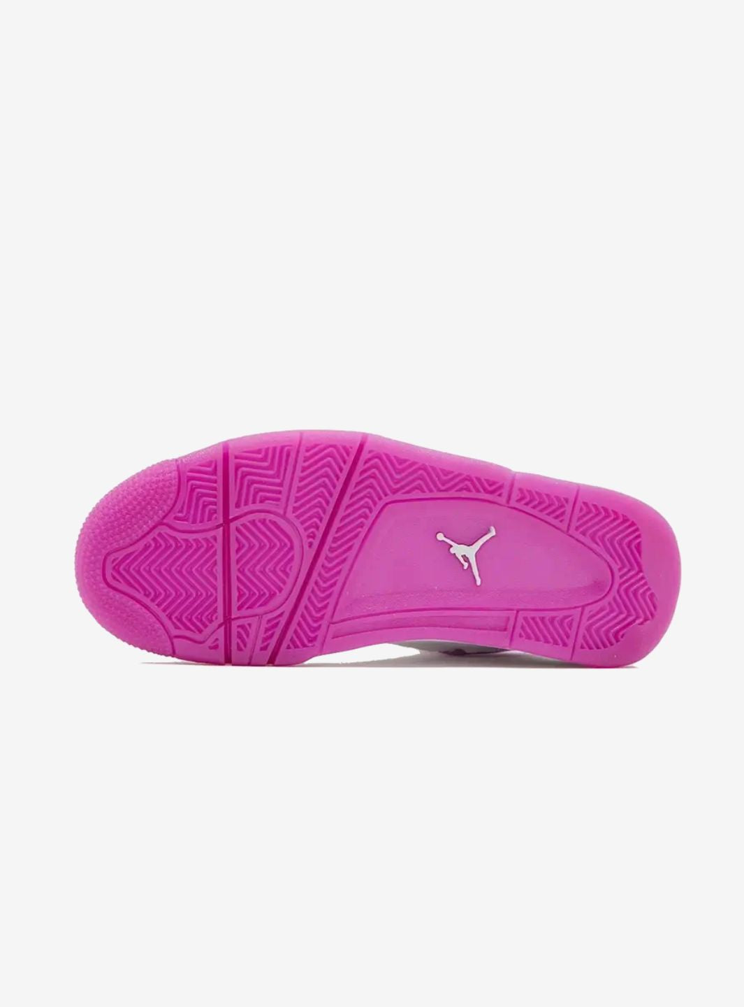 Nike Air Jordan 4 Retro Hyper Violet sneakers alte in viola bianco - vista dall'alto