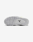 Nike Air Jordan 4 Retro Light Lemon Twist sneakers alte in giallo bianco - indossate