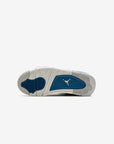 Nike Air Jordan 4 Retro Military Blue sneakers alte in bianco blu - vista posteriore