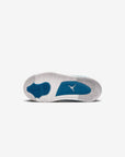 Nike Air Jordan 4 Retro Military Blue sneakers alte in bianco blu - vista dall'alto