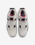 Nike Air Jordan 4 Retro OG Flight Club sneakers alte in bianco nero - vista posteriore