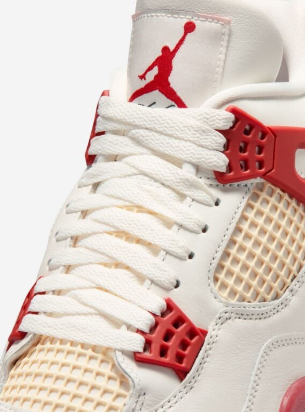 Nike Air Jordan 4 Retro Nigel Sylvester Brick After Brick sneakers alte in marrone rosso - dettaglio suola