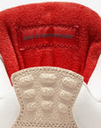 Nike Air Jordan 4 Retro Nigel Sylvester Brick After Brick sneakers alte in marrone rosso - dettaglio tallone