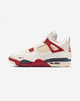 Nike Air Jordan 4 Retro Nigel Sylvester Brick After Brick sneakers alte in marrone rosso - vista laterale