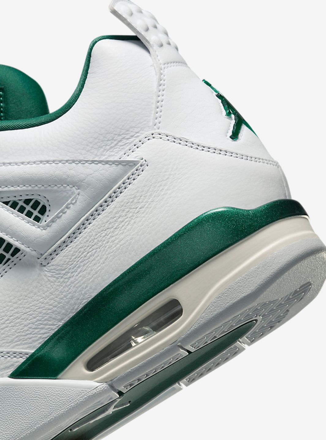 Nike Air Jordan 4 Retro Oxidized Green sneakers alte in verde - vista posteriore
