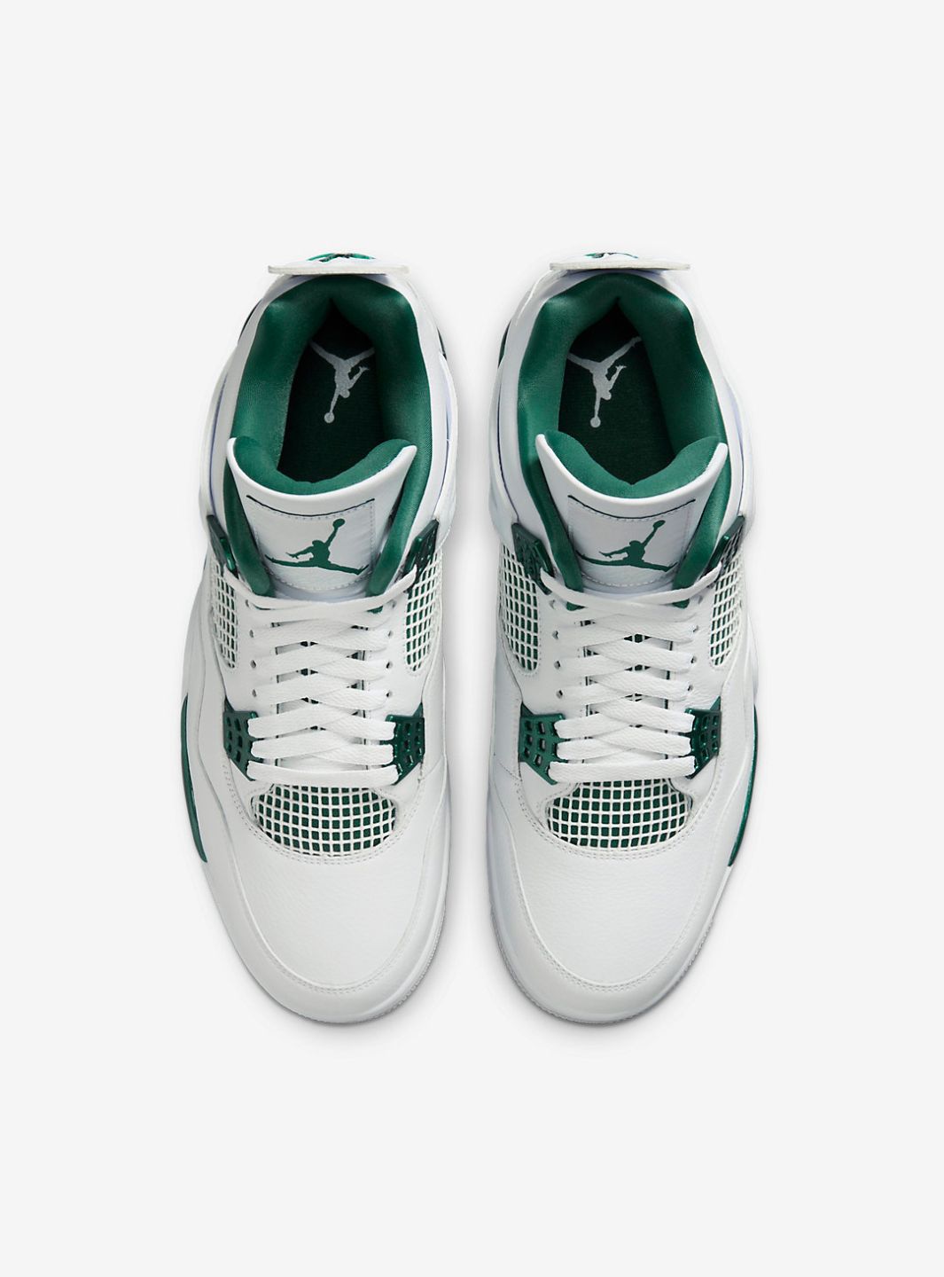 Nike Air Jordan 4 Retro Oxidized Green sneakers alte in verde - dettaglio tomaia