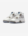 Nike Air Jordan 4 Retro Photon Dust Blue Chill sneakers alte in grigio azzurro - vista frontale