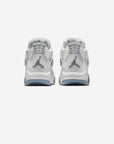 Nike Air Jordan 4 Retro Photon Dust Blue Chill sneakers alte in grigio azzurro - vista dall'alto