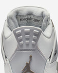 Nike Air Jordan 4 Retro Photon Dust Blue Chill sneakers alte in grigio azzurro - indossate