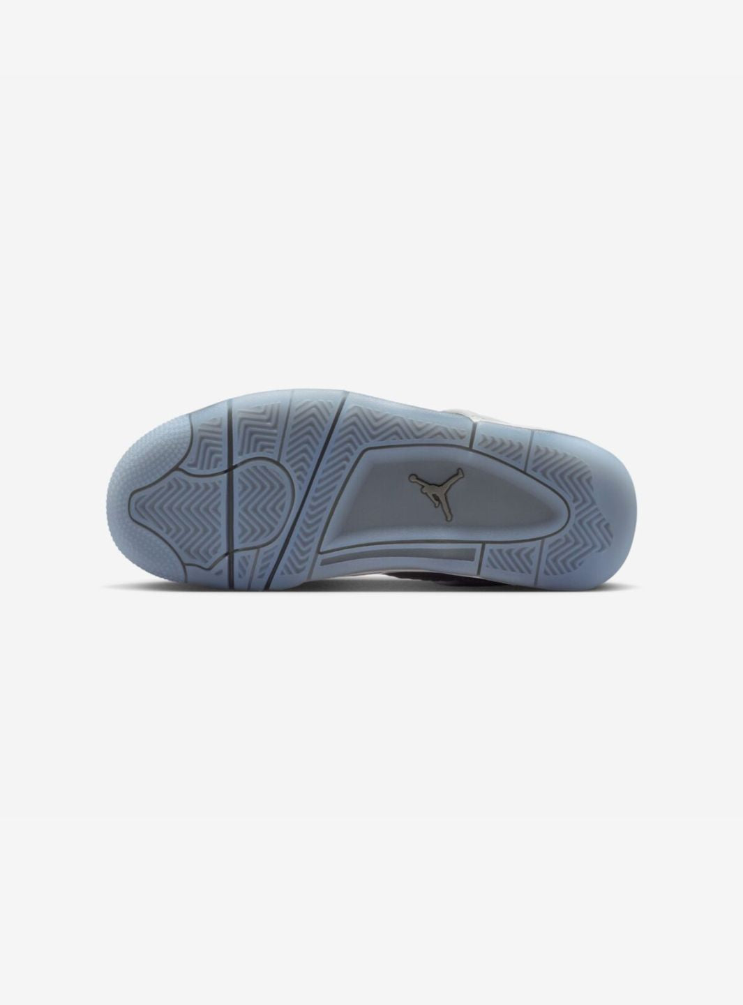 Nike Air Jordan 4 Retro Photon Dust Blue Chill sneakers alte in grigio azzurro - dettaglio tallone