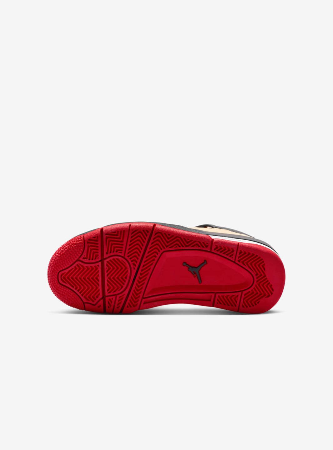 Nike Air Jordan 4 Retro Pizza sneakers alte in bianco rosso - dettaglio tallone