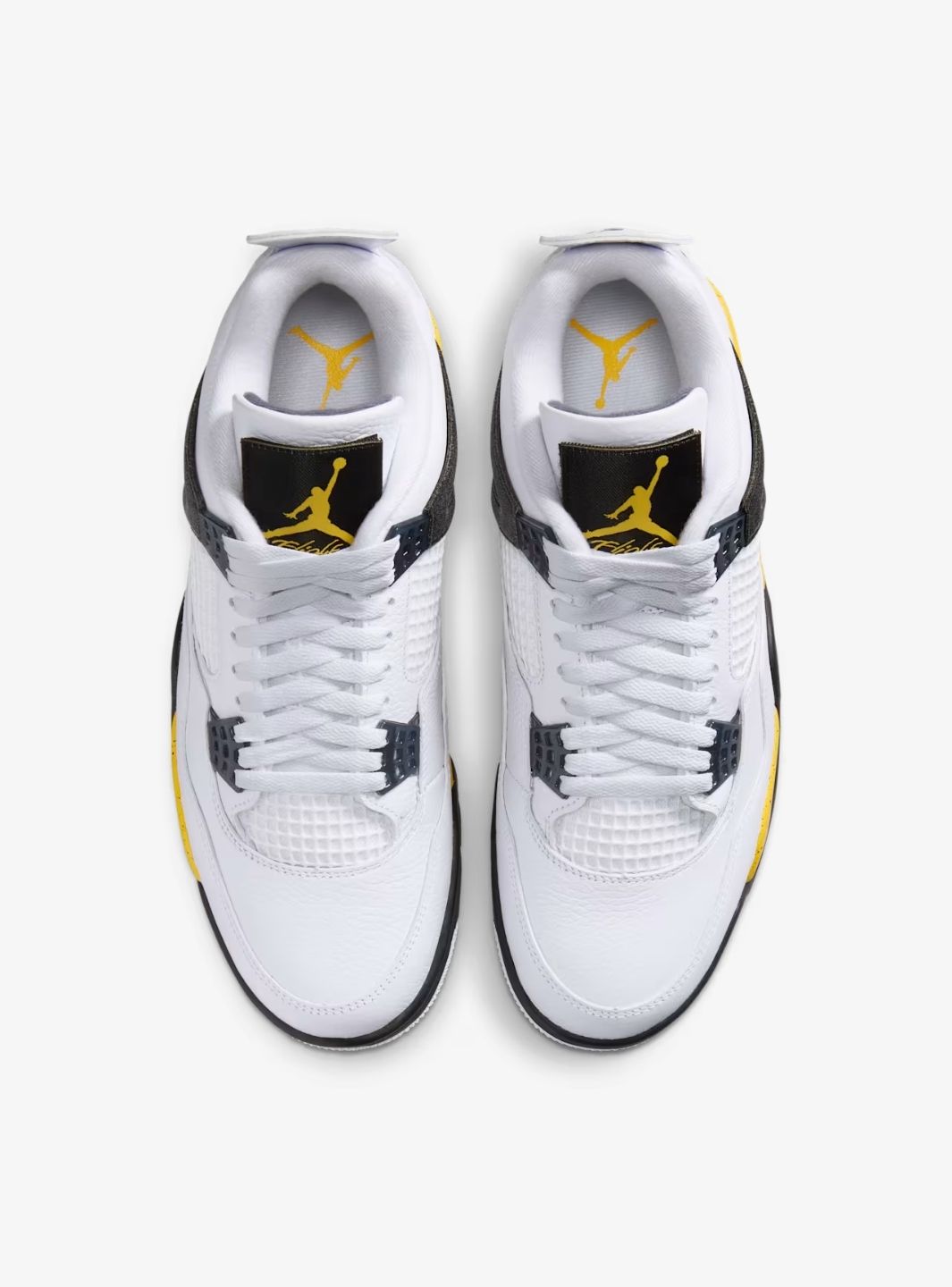 Nike Air Jordan 4 Retro Rare Air Tour Yellow sneakers alte in giallo nero - vista posteriore