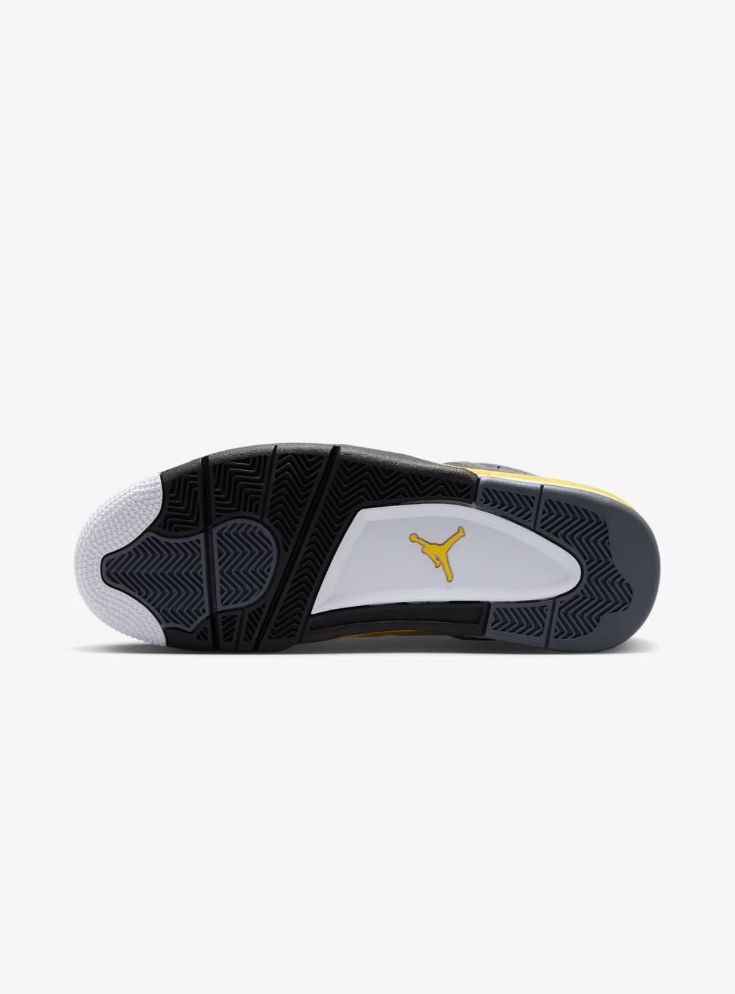Nike Air Jordan 4 Retro Rare Air Tour Yellow sneakers alte in giallo nero - dettaglio tomaia