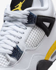 Nike Air Jordan 4 Retro Rare Air Tour Yellow sneakers alte in giallo nero - vista dall'alto