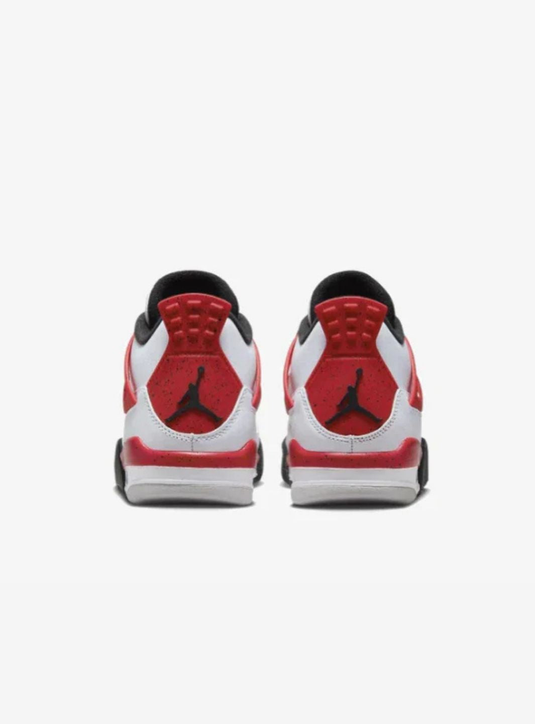 Nike Air Jordan 4 Retro Red Cement sneakers alte in bianco rosso - vista posteriore