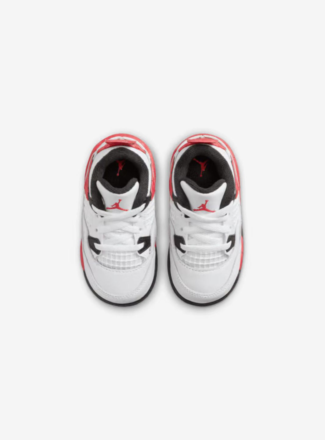 Nike Air Jordan 4 Retro Red Cement sneakers alte in bianco rosso - vista posteriore