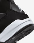 Nike Air Jordan 4 Retro White Thunder sneakers alte in bianco nero - dettaglio tomaia