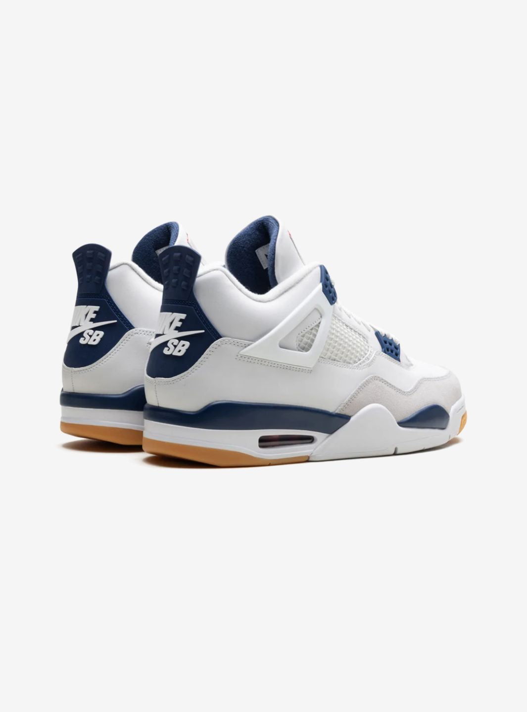 Nike Air Jordan 4 Retro SB Navy sneakers alte in blu navy bianco - dettaglio suola