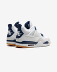 Nike Air Jordan 4 Retro SB Navy sneakers alte in blu navy bianco - dettaglio suola