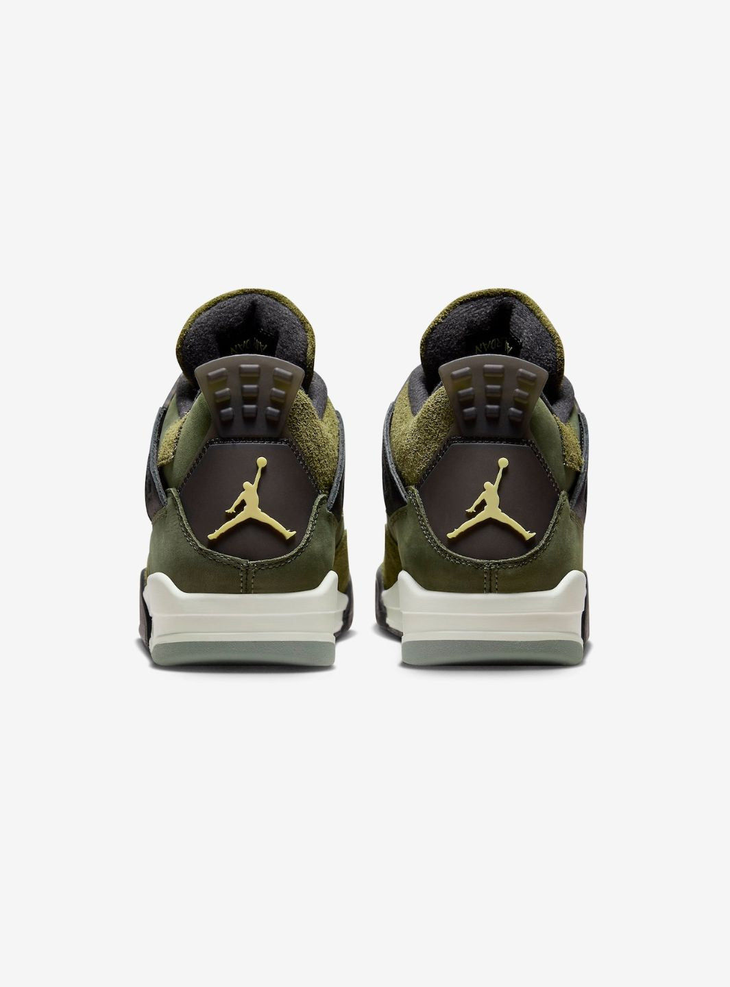 Nike Air Jordan 4 Retro SE Craft Medium Olive sneakers alte in verde oliva - dettaglio suola
