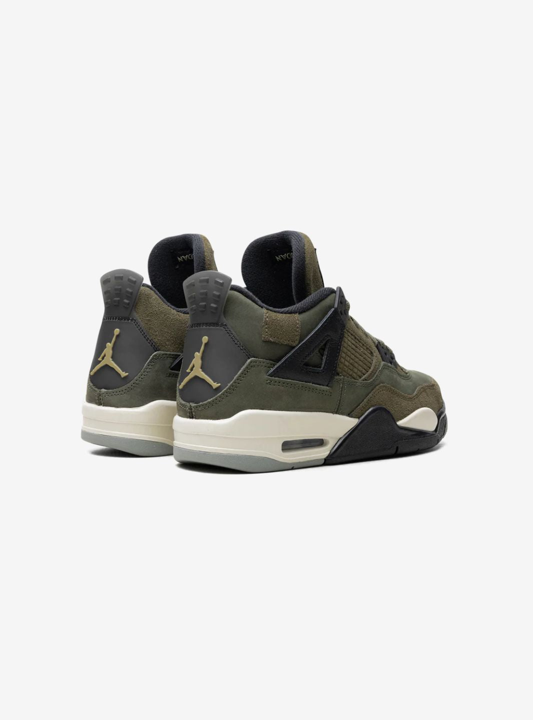 Nike Air Jordan 4 Retro SE Craft Medium Olive sneakers alte in verde oliva - dettaglio suola