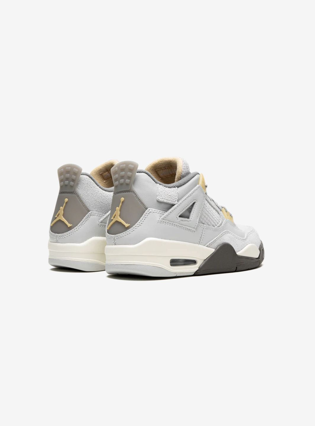 Nike Air Jordan 4 Retro SE Craft Photon Dust sneakers alte in grigio beige - dettaglio suola