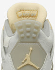 Nike Air Jordan 4 Retro SE Craft Photon Dust sneakers alte in grigio beige - dettaglio tallone