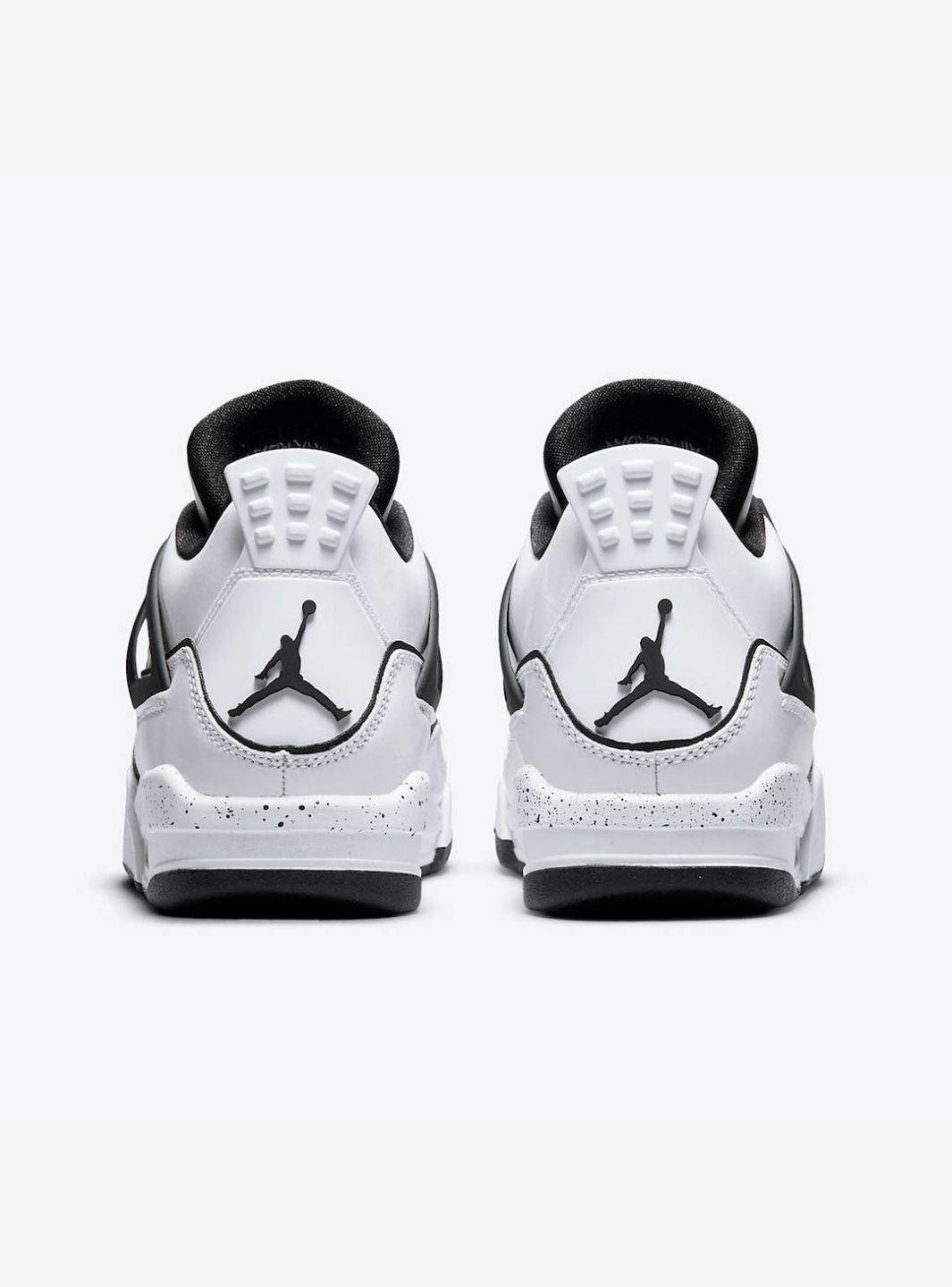 Nike Air Jordan 4 Retro SE DIY sneakers alte in bianco multicolore - vista dall'alto