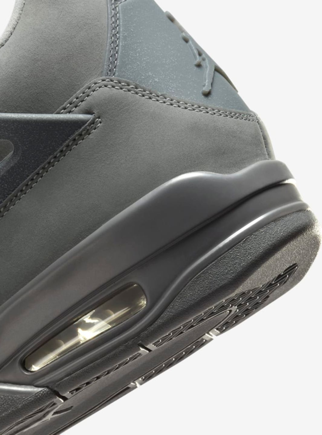 Nike Air Jordan 4 Retro SE Paris Olympics Wet Cement sneakers alte in grigio bianco - vista dall'alto
